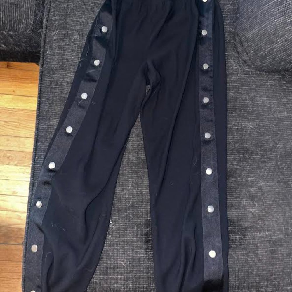 Bar III black studded pants size S